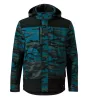 Téli softshell kabát férfi Vertex Camo W56 camouflage petrol S méret