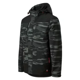   Téli softshell kabát férfi Vertex Camo W56 camouflage dark gray S méret