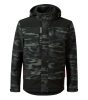 Vertex Camo téli softshell kabát férfi camouflage dark gray S