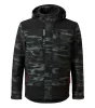 Téli softshell kabát férfi Vertex Camo W56 camouflage dark gray S méret