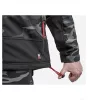 Téli softshell kabát férfi Vertex Camo W56 camouflage dark gray S méret