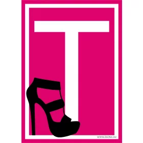 Tanuló vezető öntapadós  matrica 148x210 mm pink