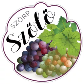 Szörp cimke Szölő 5 db/csomag
