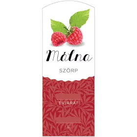 Szörp cimke Málna hosszú 5 db/csomag