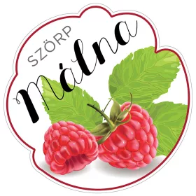Szörp cimke Málna 5 db/csomag