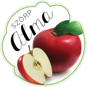 Szörp cimke Alma 5 db/csomag