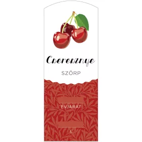 Szörp cimke Cseresznye hosszú 5 db/csomag