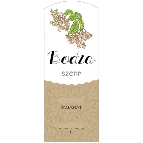Szörp cimke Bodza hosszú 5 db/csomag
