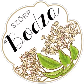 Szörp cimke Bodza 5 db/csomag