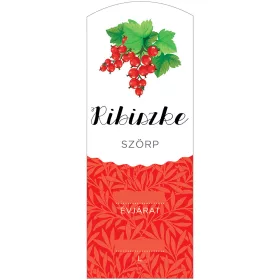 Szörp cimke Ribiszke hosszú 5 db/csomag