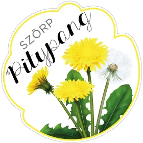 Szörp cimke Pitypang 5 db/csomag