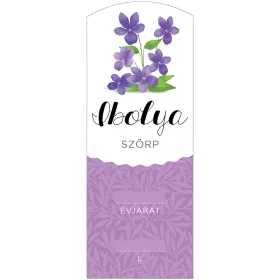 Szörp cimke Ibolya hosszú 5 db/csomag