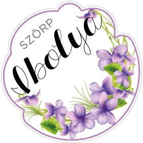 Szörp cimke Ibolya 5 db/csomag