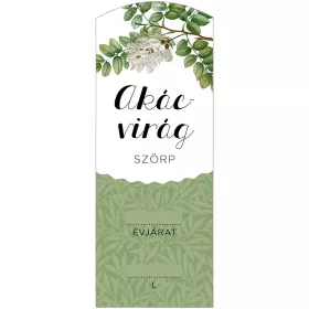 Szörp cimke Akácvirág hosszú 5 db/csomag