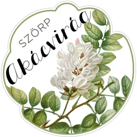Szörp cimke Akácvirág 5 db/csomag