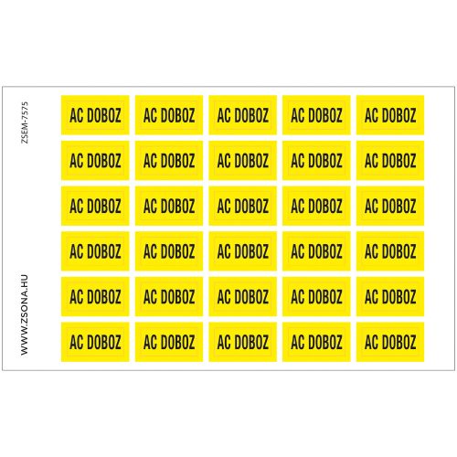 AC doboz Alumínium tábla 100x160 mm