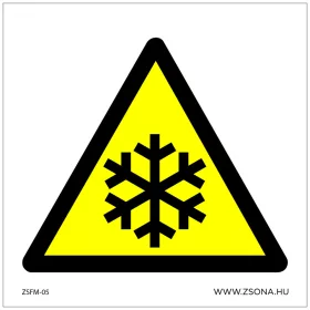 Alacsony hőmérséklet Öntapadós matrica 100x100 mm