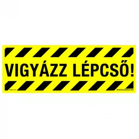   Vigyázz, lépcső! padló matrica csomag  140x50 mm 4db/csomag