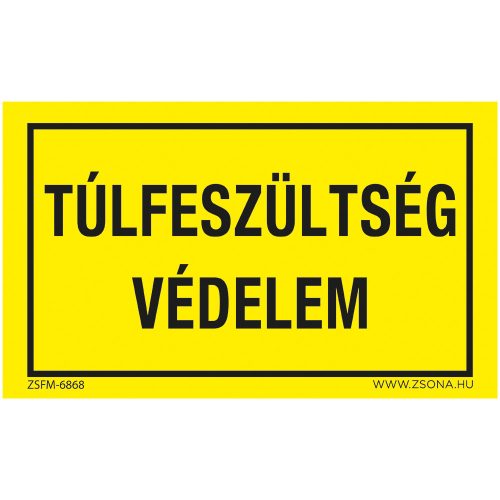 Túlfeszültség védelem Műanyag tábla 250x160 mm