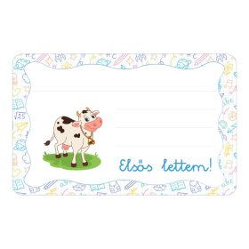 Samolepiaca brožúrková etiketa s nápisom Boci škôlka