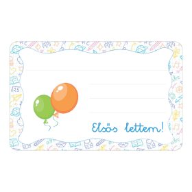   Samolepiaca brožúrková etiketa s logom materskej školy Lufik