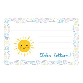 Samolepiaca brožúrková etiketa s nápisom Nap škôlka