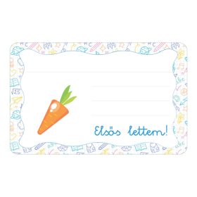 Samolepiaca brožúrová etiketa s nápisom Repa škôlka