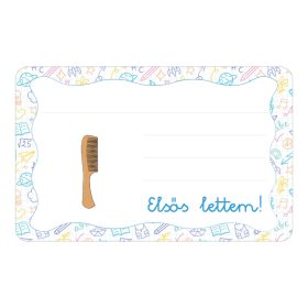   Samolepiaca brožúrková etiketa s nápisom Hrebeň materská škola