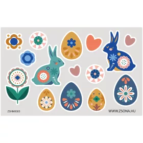 Öntapadós húsvéti motívumok matrica csomag