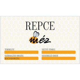 Repceméz öntapadós cimke 5 db/csomag