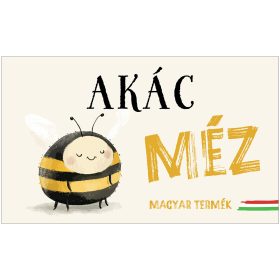 Akácméz öntapadós cimke 5 db/csomag