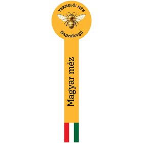 Mézesüveg zárszalag-Napraforgó