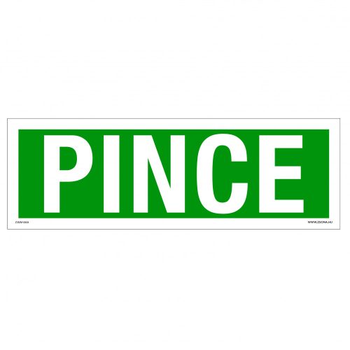 Pince Utánvilágító műanyag tábla 300x100 mm