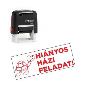 Motivációs bélyegző HIÁNYOS HÁZIFELADAT! lenyomattal