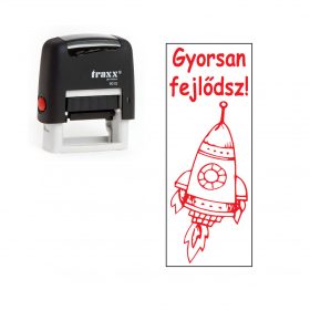 Motivációs bélyegző GYORSAN FEJLŐDSZ! lenyomattal