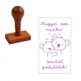   Fanyelű  motivációs bélyegző pedagogsuknak Nagyon Szép Munka lenyomattal v1