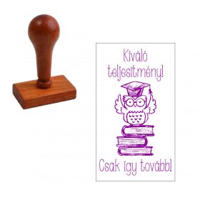   Fanyelű  motivációs bélyegző pedagogsuknak Kiváló teljesítmény lenyomattal v1