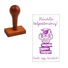   Fanyelű  motivációs bélyegző pedagogsuknak Kiváló Teljesítmény lenyomattal v2