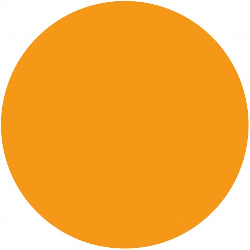 Öntapadós kör matrica Narancssárga