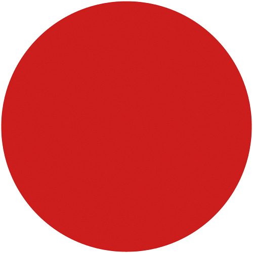 Öntapadós Fényvisszaverő kör matrica Piros