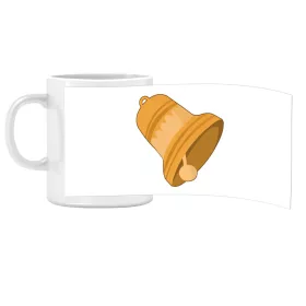 Porcelán bögre Ovis jellel Harang mintával