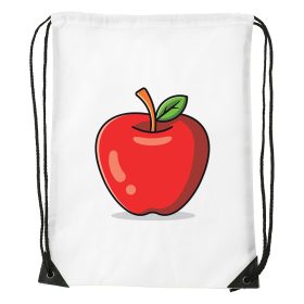 Tornazsák Ovis jellel Piros alma mintával