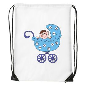 Tornazsák Ovis jellel Babakocsi mintával