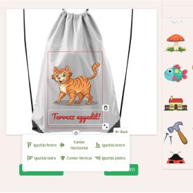 Egyedileg tervezhető OVIS TORNAZSÁK