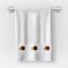   Uterák v rozmere 35x70 cm s nápisom materská škola so vzorom slimáka