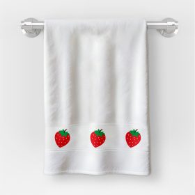   Osuška v rozmere 30x50 cm s nápisom materská škola so vzorom Jahoda