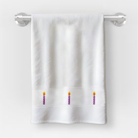   Uterák v rozmere 30x50 cm s nápisom materská škola so vzorom Sviečka