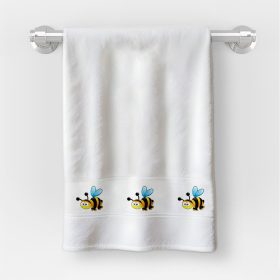 Uterák v rozmere 30x50 cm s nápisom MŠ so vzorom Včielka