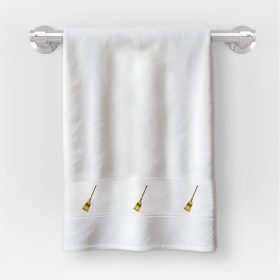   Osuška v rozmere 30x50 cm s nápisom škôlka so vzorom Metla