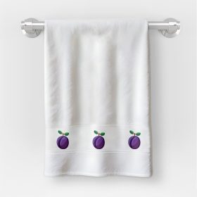 Osuška v rozmere 35x70 cm s nápisom MŠ so vzorom Slivka